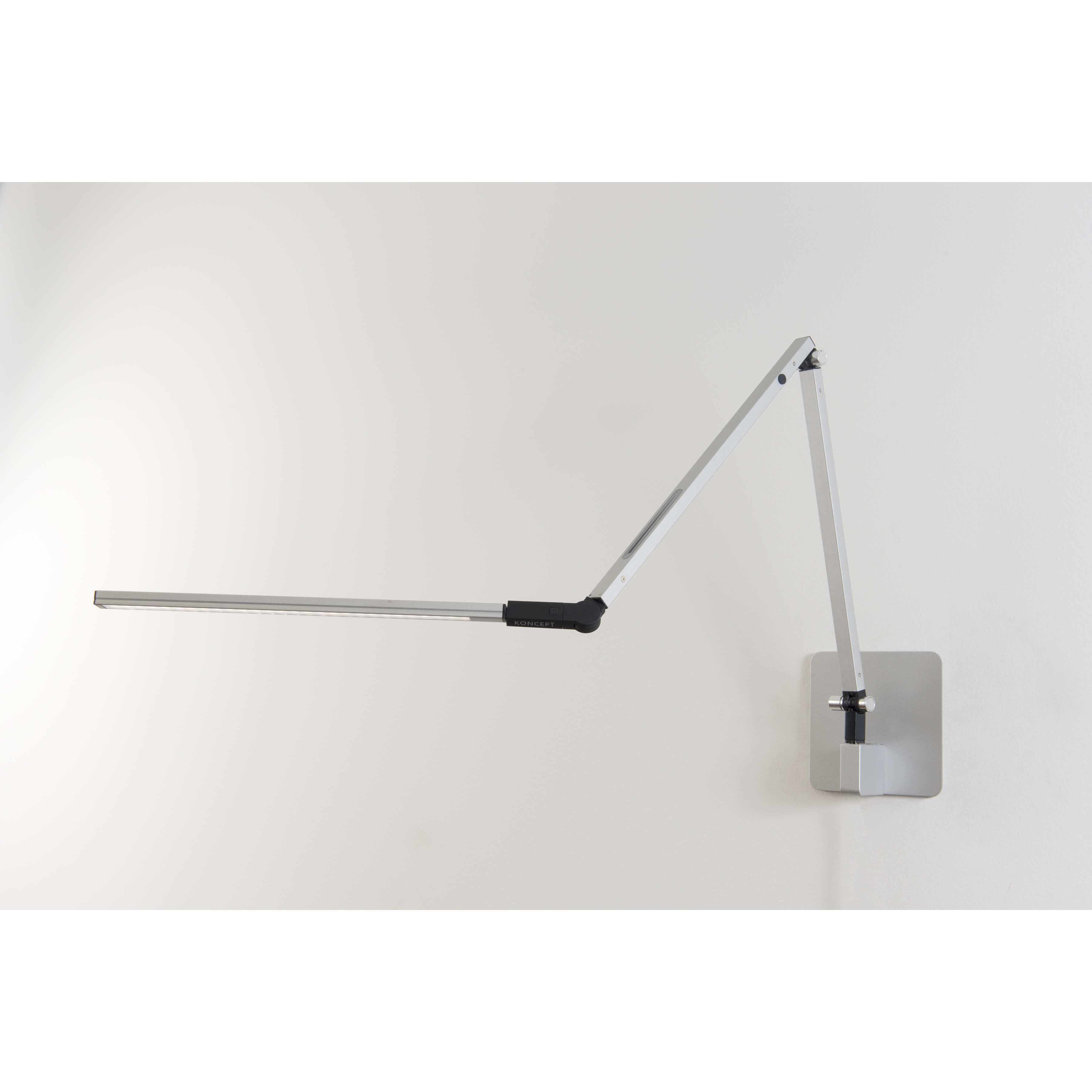 Z-Bar LED 5 inch Silver Wall Mount Desk Lamp Wall Light, Hardwire